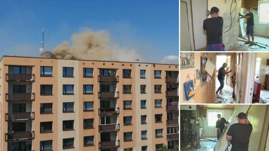 Požár střechy uhasili, byty zničila voda. Do Vánoc se lidé nevrátí