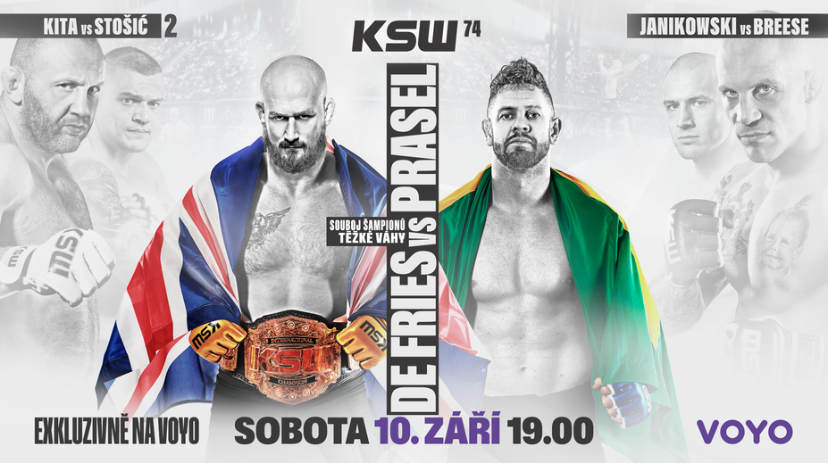 Sledujte KSW 74. O titul v těžké váze zabojuje bývalý spoluhráč Petra Čecha