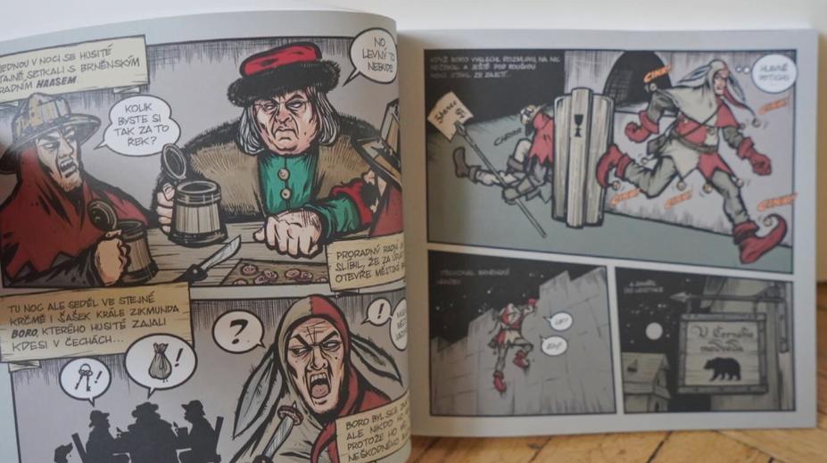 Třicet brněnských legend zpracovali ilustrátoři do komiksu. Práce zabrala rok