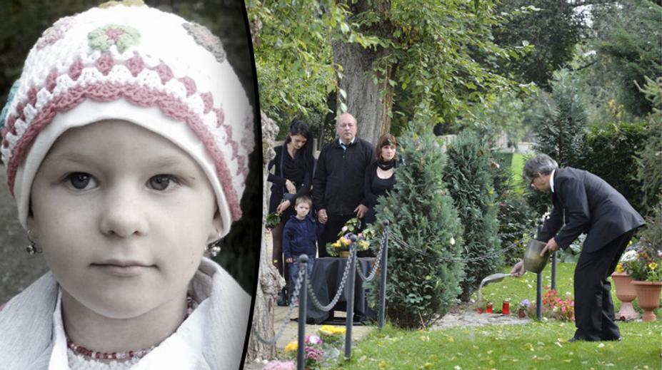 Dvojčátka rozdělila smrt: Adámek se dnes rozloučil s Verunkou (5)