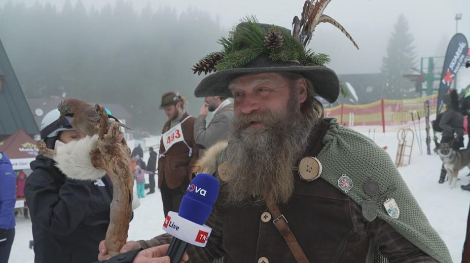 V Malé Úpě se konal historický závod. K vidění byly památeční saně i dobové kostýmy