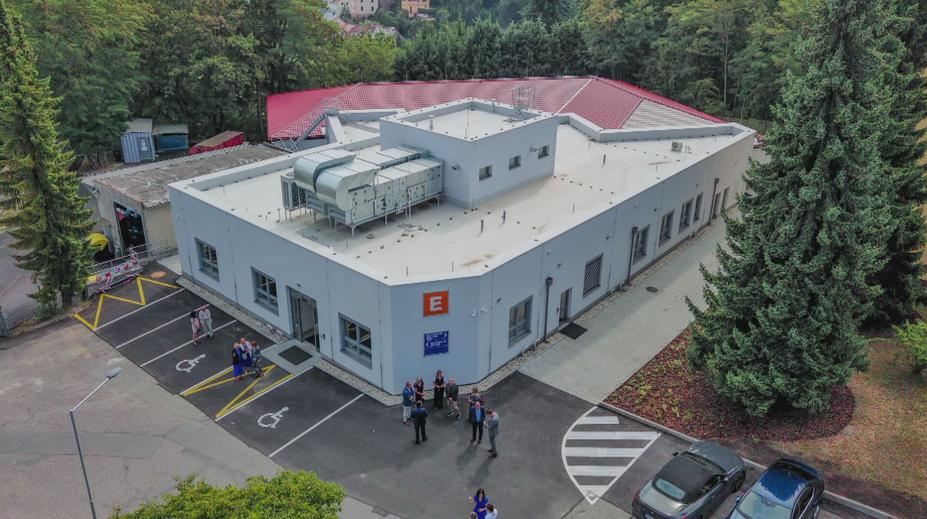 Nové infekční oddělení v Táboře: Pacienti se do moderní budovy přestěhují v září