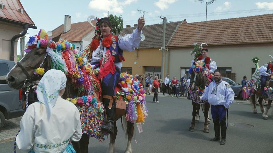 Ve Vlčnově se konala jízda králů. Lidový zvyk je součástí dědictví UNESCO