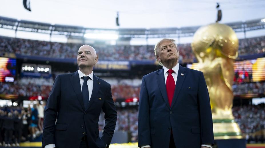 Infantino má vlivného zastánce. Pokud odejde, nikdy nebudou tak výděleční, říká Trump