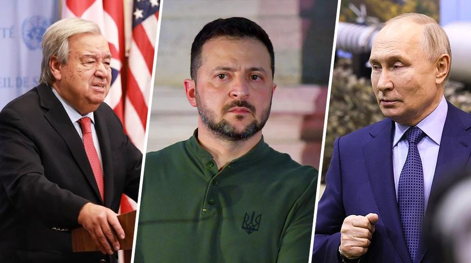 Šéf OSN má tváří v tvář jednat s Vladimirem Putinem. Ukrajina zuří