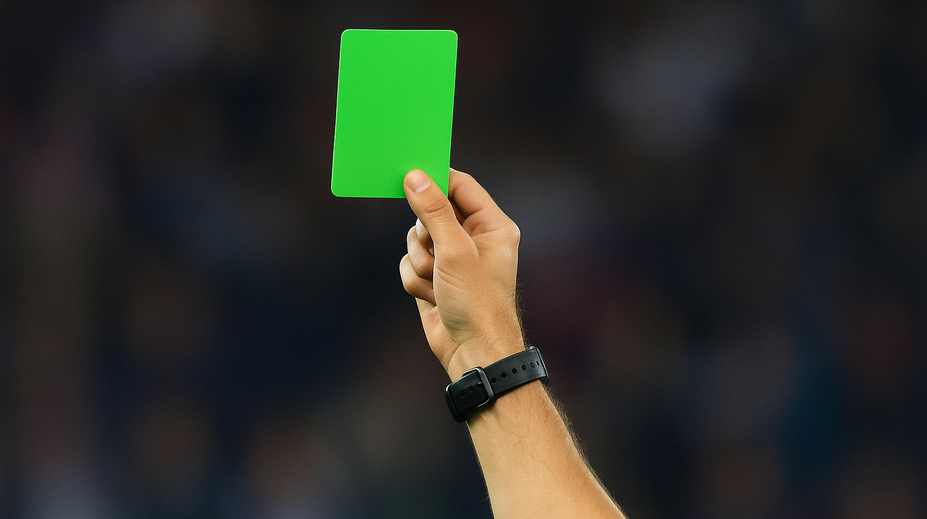 Ve fotbale byla poprvé použita zelená karta. Padla na mistrovství světa