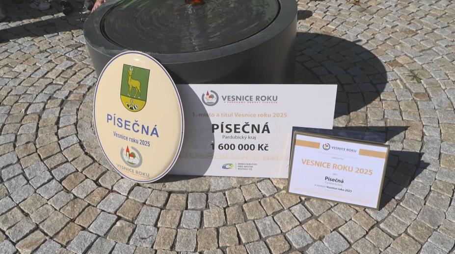 Vesnicí roku je Písečná u Žamberka. Vítězství místní pořádně oslavili
