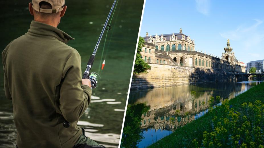 Opilý cizinec pobouřil Němce. Chytal ryby ve vodě u historické památky Drážďan