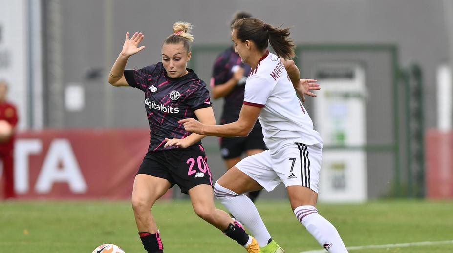 Sparťanky proti AS Řím opět vedly, ale odváží si vysokou porážku. V LM končí