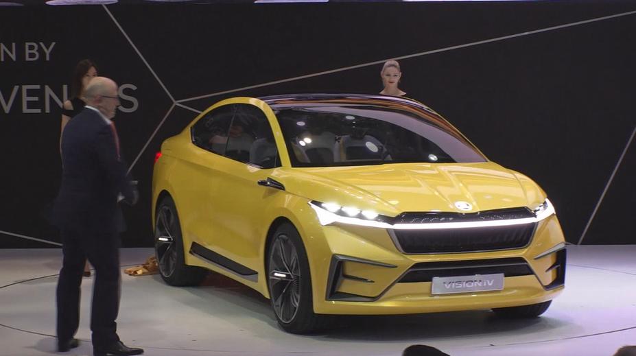Odstartoval čínský autosalon, Škodovka představila elektromobil