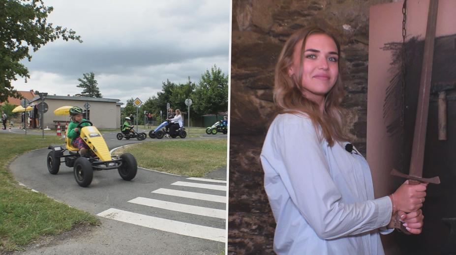 Stát se rytířem i jízda na šlapadle: Děti se ve Zruči nad Sázavou skutečně vyřádí