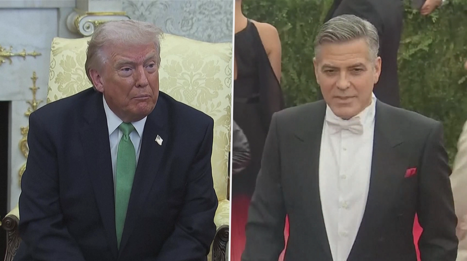 Trump se hádá s Georgem Clooneym. Vzájemně se obviňují z válečných zločinů