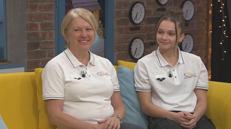 Patnáctiletá skokanka míří na MS. Příště olympiáda, říká trenérka