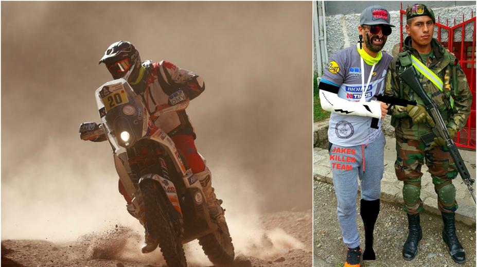 Smolný Dakar: Zásah bleskem, pád, na letišti mysleli, že má zbraň!