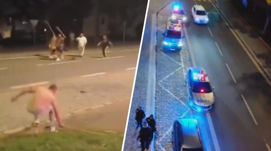 Gangy si vyřizovaly účty uprostřed města. Ve Žďáru se popraly desítky lidí