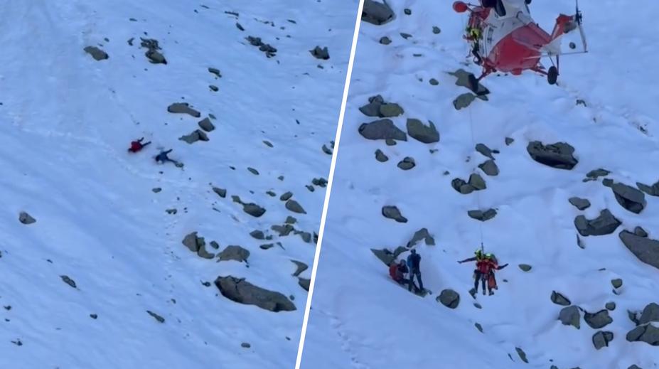 Děsivé video z Tater: Turisté padali střemhlav ze svahu. Měli obrovské štěstí