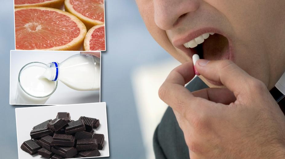 Vyhněte se citrusům i čokoládě: 10 potravin, které ruší účinky léků