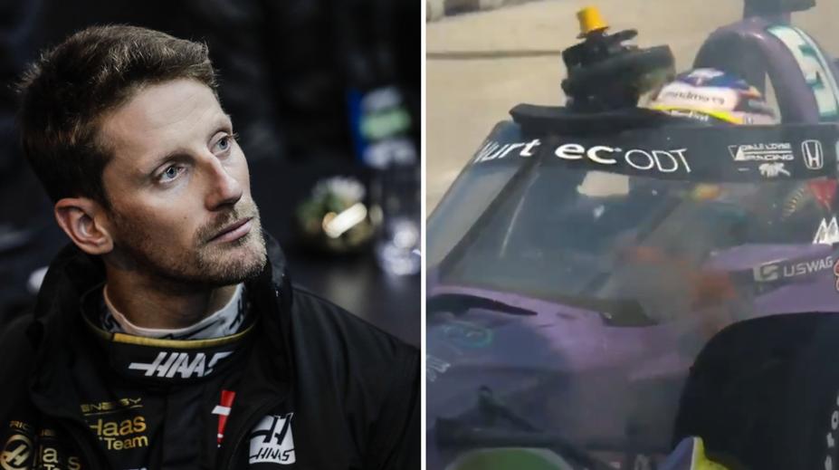 Grosjean opět v plamenech. Závodník havaroval v IndyCar