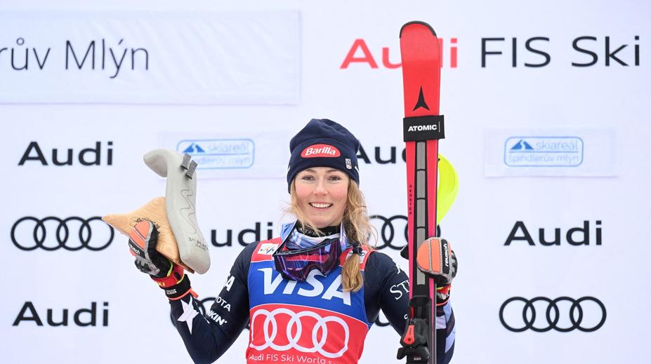 Shiffrinová ve Špindlu přepsala historii. Jste fantastické publikum, zářila v cíli