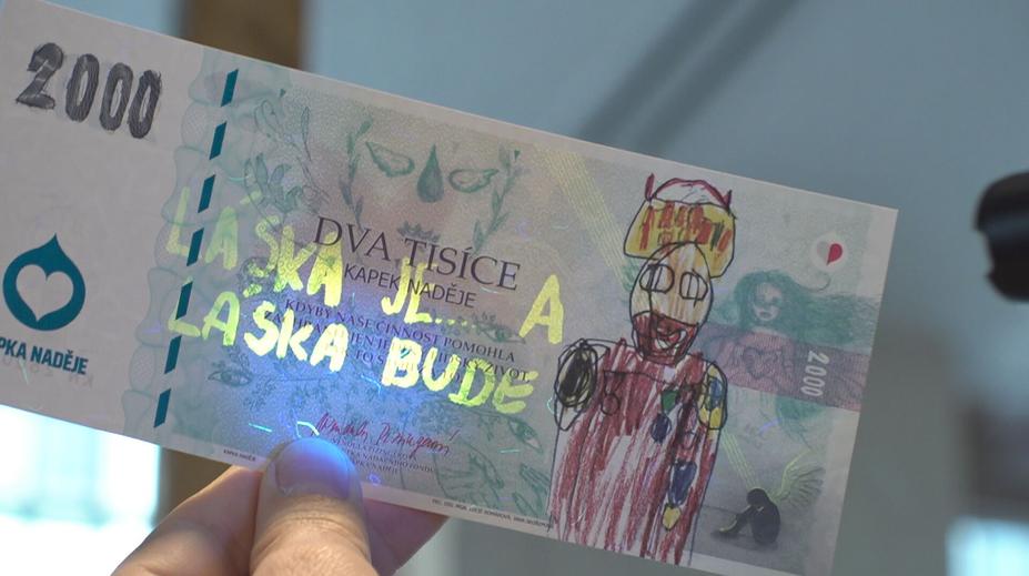Bankovky naděje pomůžou s léčbou. Navrhly je děti z psychiatrické nemocnice