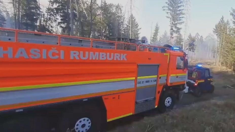 Hasiči dohlíželi v rámci oslav na České Švýcarsko. Obávali se nového požáru