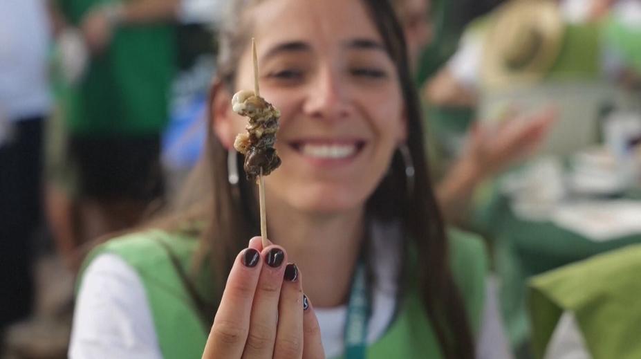 Ve Španělsku se konal festival šneků. Statisíce lidí jich spořádaly na 14 tun