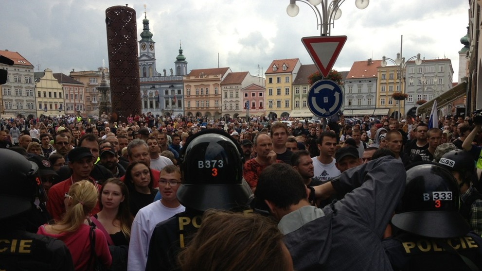 Demonstrace v Českých Budějovicích - 3