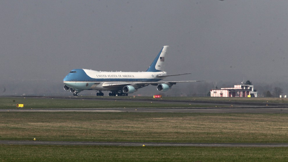 Air Force One v Praze