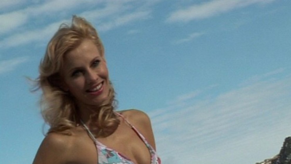 Finalistka České Miss 2007 Tereza Kozáková v Alpách