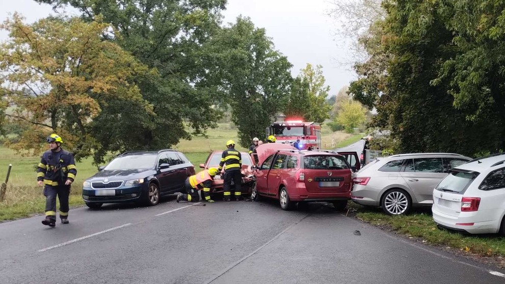 Nehoda u Staňkovic na Žatecku