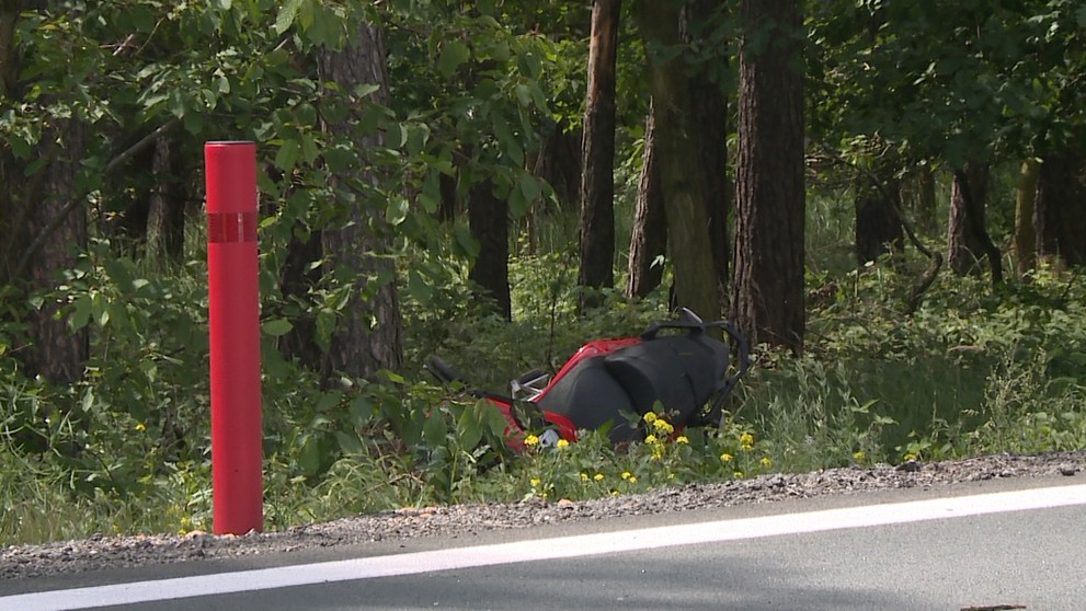 Smrtelná nehoda motorkáře u Býště - 3