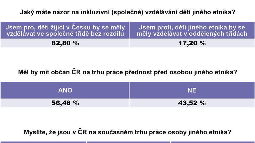 Průzkum - Češi jsou tolerantní národ. Bojí se ale migrantů a teroristického útoku, ukázal průzkum - 2