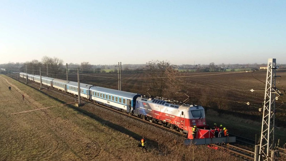 Sražený človek u Svítkova - 1