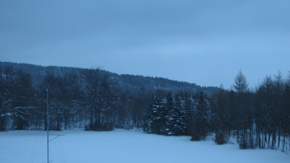 Sníh na horách - Měděnec