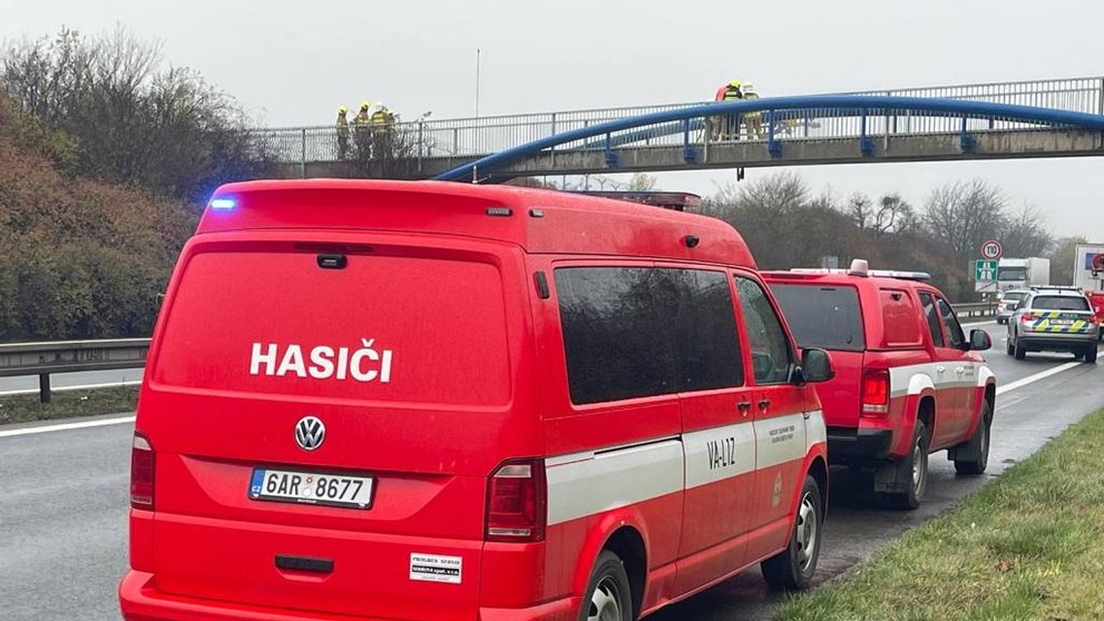 Požár naváděcího systému pražského letiště