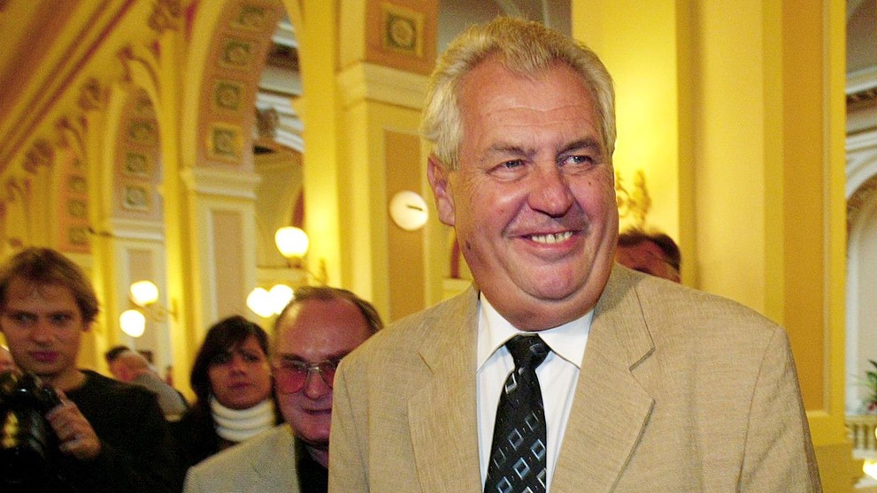 Zeman na setkání sdružení Přátel Miloše Zemana