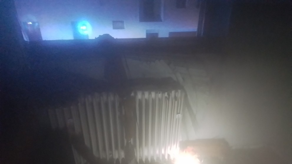 Požár domu v Olomouci