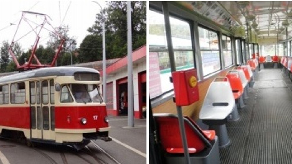 Tramvaj T2R č. 17 z roku 1961