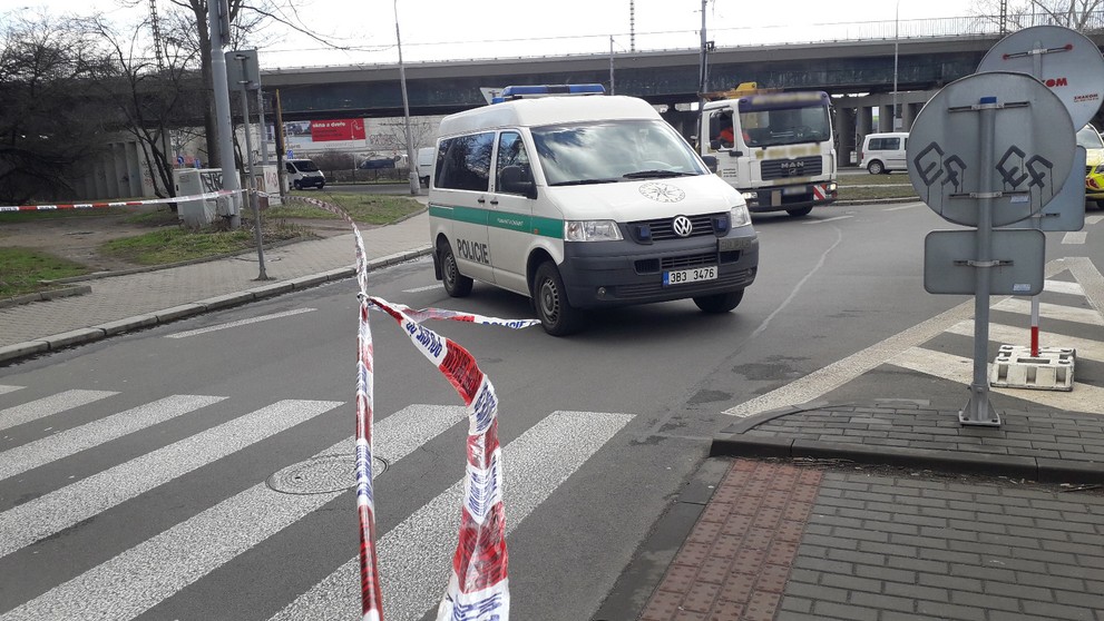 Sražená chodkyně v Brně - 1