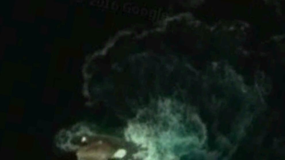 Kraken na Google Earth