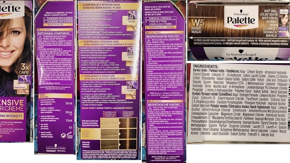 Barva na vlasy Schwarzkpf Palette W5 Nugát