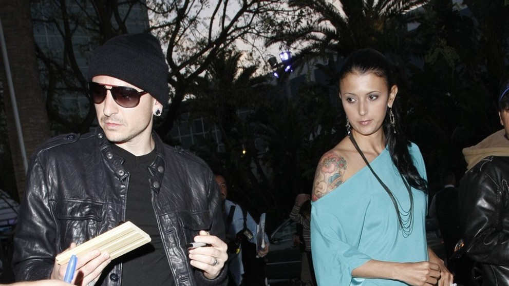 Chester Bennington a jeho žena Talinda Celebrities - 2