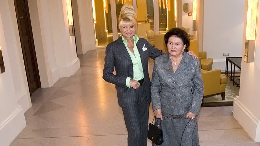 Ivana Trumpová se svou maminkou
