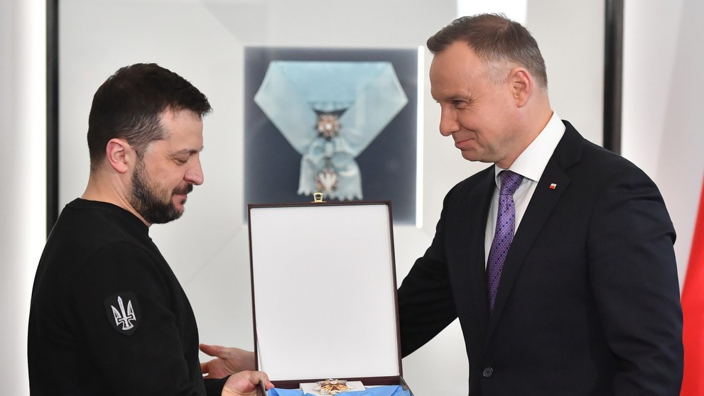 Volodymyr Zelenskyj v Polsku