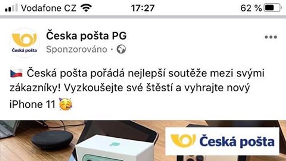 Podvodná soutěž o telefony