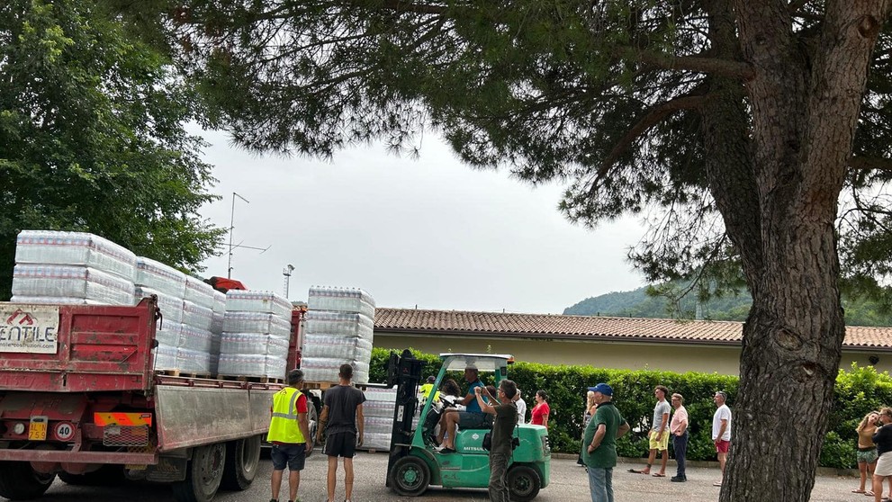 Distribuce pitné vody v Torri del Benàco