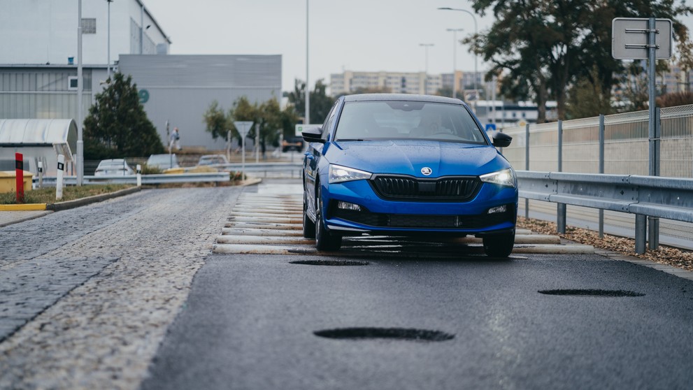 Zkušební polygon Škoda Auto v Mladé Boleslavi