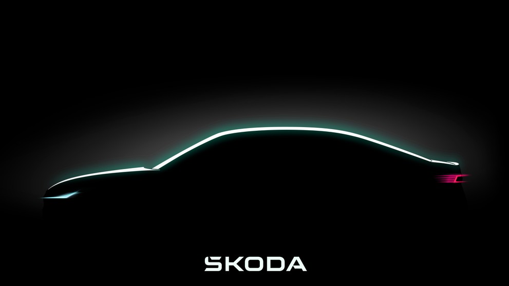 Siluety nových generací modelů Superb a Kodiaq