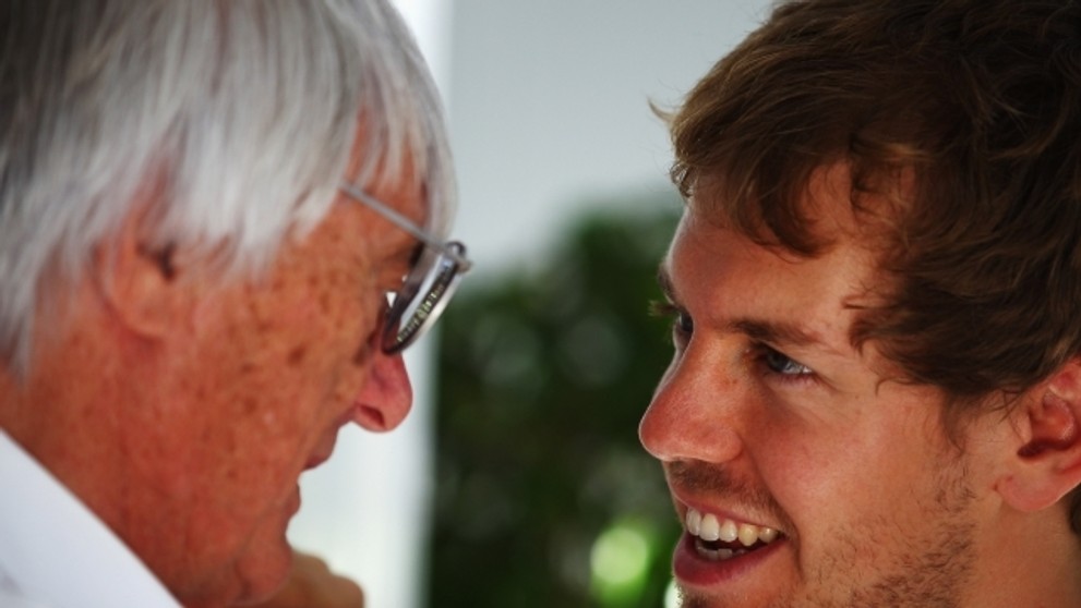 Sebastian Vettel a Bernie Ecclestone - 6
