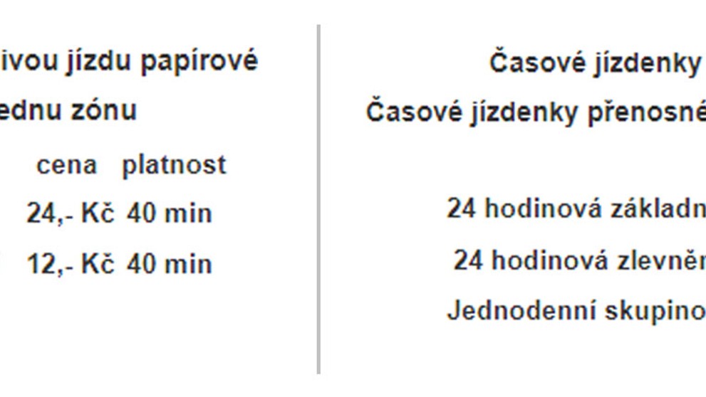 JÍZDNÉ Dopravní podnik měst Liberce a Jablonce (2)
